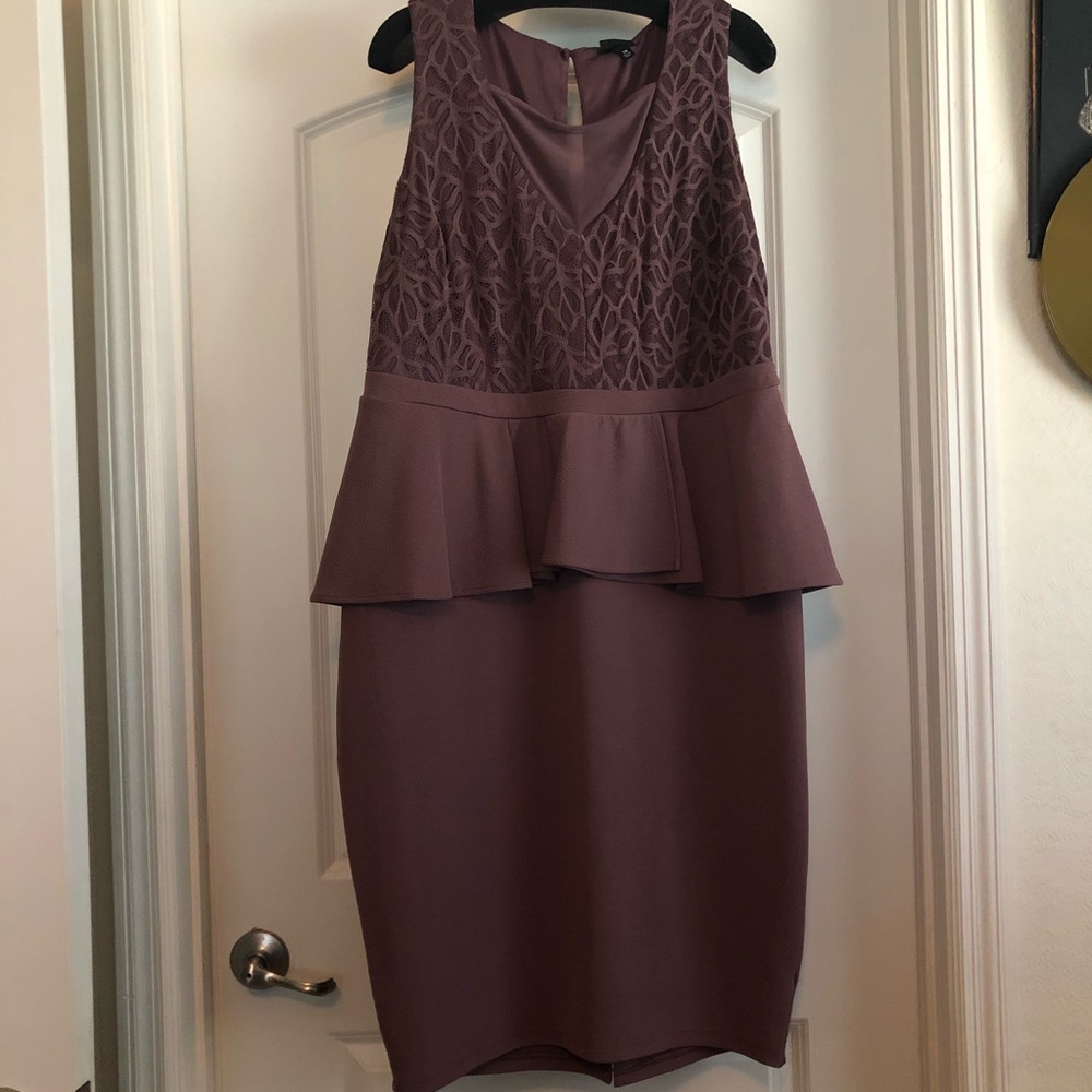 Torrid peplum dress